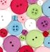 Euphoria Buttons 6 Colors/Pkg: Quarter Cup