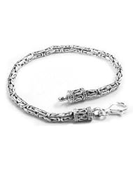 Sterling Silver Bali Byzantine Necklace/chain - Length: 18" - Width: 2.5mm