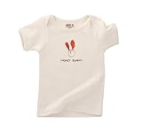 Kee-Ka Organic S/S Lap Tee Honey Bunny, 18-24 Months