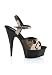 Delightful Camo-Patterned Sandal With 5 3/4 Inch Heel. No One Will See You Coming!