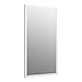 KOHLER K-99664-1WA Jacquard 34.5-Inch x 19.5-Inch Rectangular Framed Mirror,  Linen White