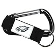 Philadelphia Eagles Black Carabiner Keychain