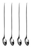 picture of Premier Housewares Stainless Steel Sundae/ Latte Spoons, Set of 4