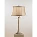 Currey & Company 6475 Traditional / Classic White Crackle/Brass Opportunity Table Lam...