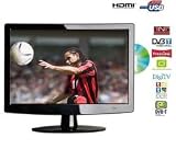 Q-MEDIA Q22A2D LCD/DVD Combo + Esse Mini TV stand - frosted