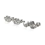 Irish Claddagh Silver Cufflinks & Studs