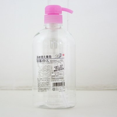 詰め替え専用　容器ボトルＰ　６００ＭＬ