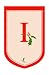 Holly Berry Monogram Flag - I