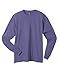 Hanes Beefy-T Men`s Long-Sleeve T-Shirt Purple
