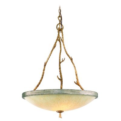 Corbett Lighting 66-44 Parc Royale Bowl Large Pendant, Gold