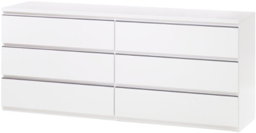 Tvilum Tucson 6-Drawer, White