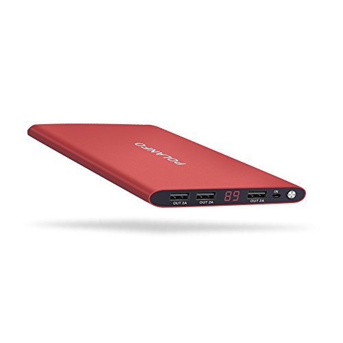Polanfo power bank 20000mAh Portable Charger External Battery-Red