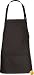 Chef Works F10 3-Pocket Bib Apron, 24-Inch Length by 28-Inch Width, Black