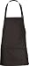 Chef Works F10 3-Pocket Bib Apron, 24-Inch Length by 28-Inch Width, Black