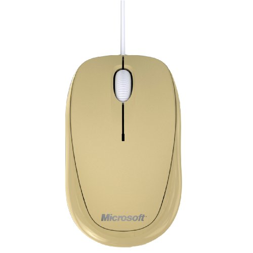 Microsoft Compact 500 optische Maus schnurgebunden creme brulee Preisvergleich