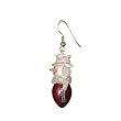 Seattle Seahawks NFL Snowman Football Earrings (1.5")