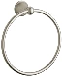 GROHE 40 158 AV0 Seabury 8-Inch Towel Ring, Infinity Satin Nickel