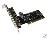 5 Port USB 2 PCI Card Vista 4 +1 Internal External Hub
