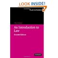 An Introduction to Law (Law in Context)