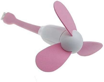 Mini Portable USB Fan Cooling Bendable Fan for Powerbank Pc Laptop Notebook Computer(PINK)