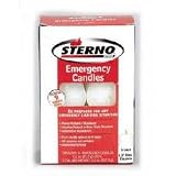 STERNO GROUP, THE 20403 COLUMN UNSCENTED STERNO EMERGENCY CANDLES 1.5 by STERNO GROUP, THE