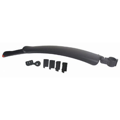 Rockwerks Bicycle Rear Fender, Seat Post Clamper, Black