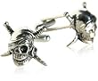 Skull & Swords Cufflinks With Gift Box