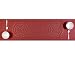 Tischläufer Pearl 40x140-rot