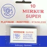 Merkur Double Edge Safety Razor Blades- 3 Packs of 10 Blades - 30 Blades in Total- Made in Germany
