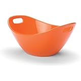Rachael Ray Stoneware 15" Salad Serving Bowl, Orange