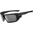 Oakley Scalpel Men's Asian Fit Polarized Casual Sunglasses w/ Free B&F Heart Sticker Bundle - Polished Black/Grey