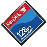 Buy 128MB CF (Compact Flash) Card Sandisk SDCFB-128 or SDCFJ-128 (CAV)-Flash Memory