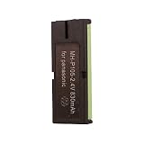 Hitech - Replacement Cordless Phone Battery for Many Panasonic Phones, Including: KX242, KX5766, KXTG2411, KXTGA241