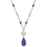 LogoArt Indianapolis Colts Crystal Necklace