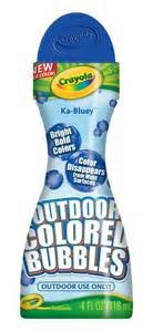 Crayola Outdoor Colored Bubbles - Ka-Bluey (4 Oz.)