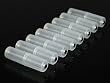 Bluecell 8 PCS Clear Color AAA to AA Battery Holder Converter Adaptor + Bluecell Cable Tie