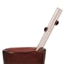 Glass Drinking Straw - Dots Red 12mm