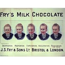 Fry's Milk Chocolate - Frys 5 Boys - Mini Metal Wall Sign