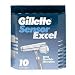 Gillette Sensor Excel Shaving Cartridges For Men - 10 ea