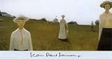 1914 By Jean-Paul Lemieux. ART PRINT ON CANVAS with 1 1/2 inch deep bars. Size: 56 x 30 Inches