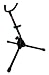STAND FOR ALTO / TENOR SAXOPHONE