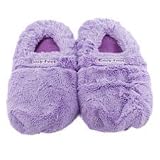 Cozy Feet Slippers - Lilac - One Size - Microwavable Warmer - Intelex