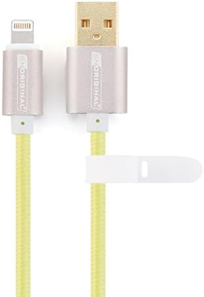 snoriginal 6.6ft 2M Nylon Braided Tangle-Free to USB Lightning Cable for [ iPhone 6s 6s Plus iPhone6 6plus 5S 5C 5 4S / iPad / mini / air / touch ] Sync and Charging Green