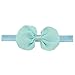Bestjybt® 9PCS Sweet Babys Girls Chiffon Flower Elastic Bow Headband Head Wrap Turban Knot Hairband