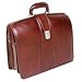 McKlein USA V Series Harrison Partners Leather Laptop Briefcase, BLACK