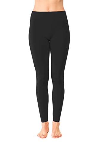 JP-Womens-Seamless-Full-Length-Leggings-Black-One-Size
