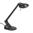 Ledu L367MB Adjustable Arm Halogen Desk Lamp, 18 Arm, Matte Black