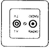 KOPP SB 1102.1308.2 Antennensteckdose 2-fach Europa arktis / wei&szlig;