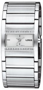 Lorus Stone Set White Dial Ladies Watch - RG277GX9
