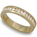 1/2ctw Round and Baguette Diamond Band